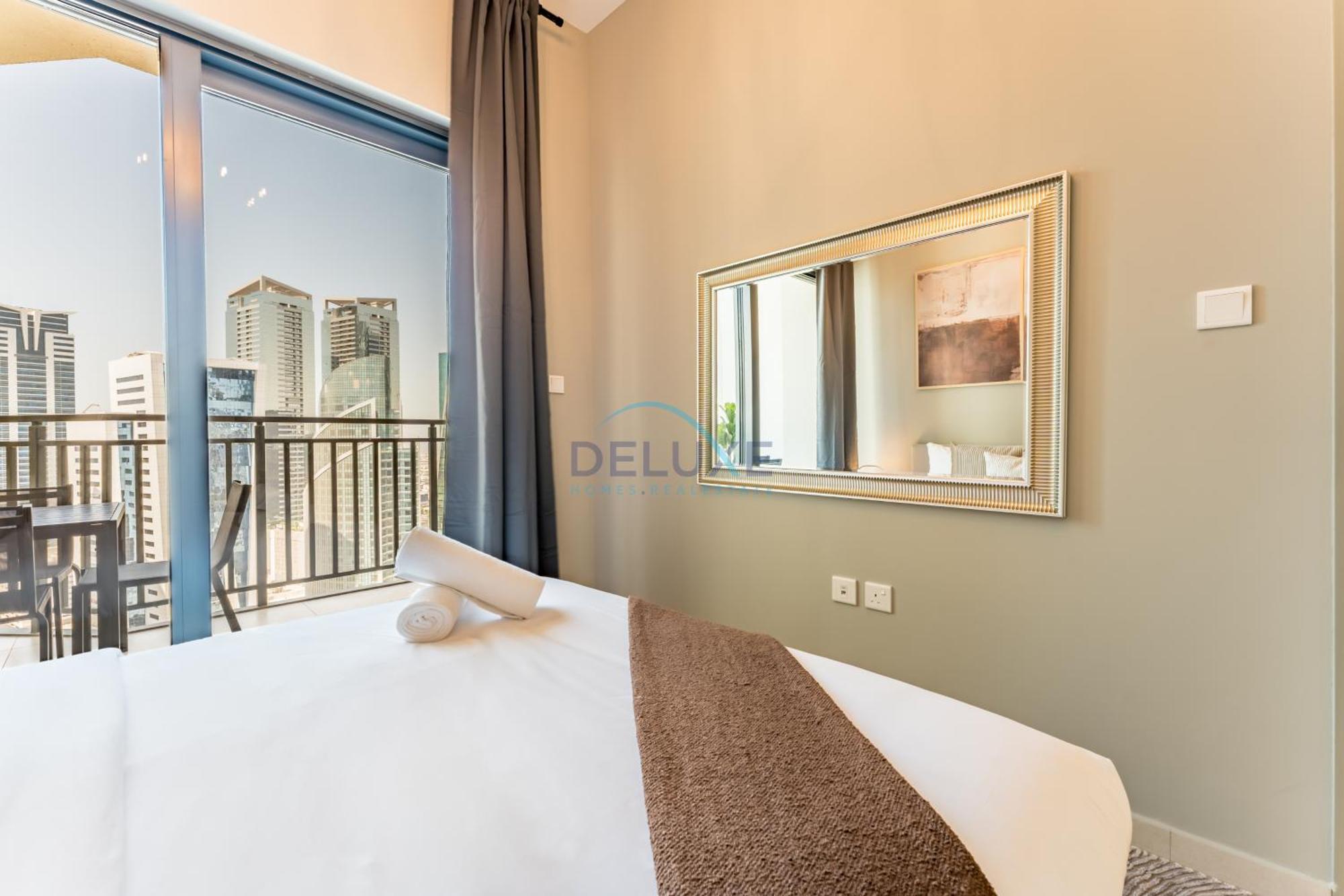 Views 1br With Balcony Near Water Canal, Zada Tower, Business Bay By Deluxe Homes