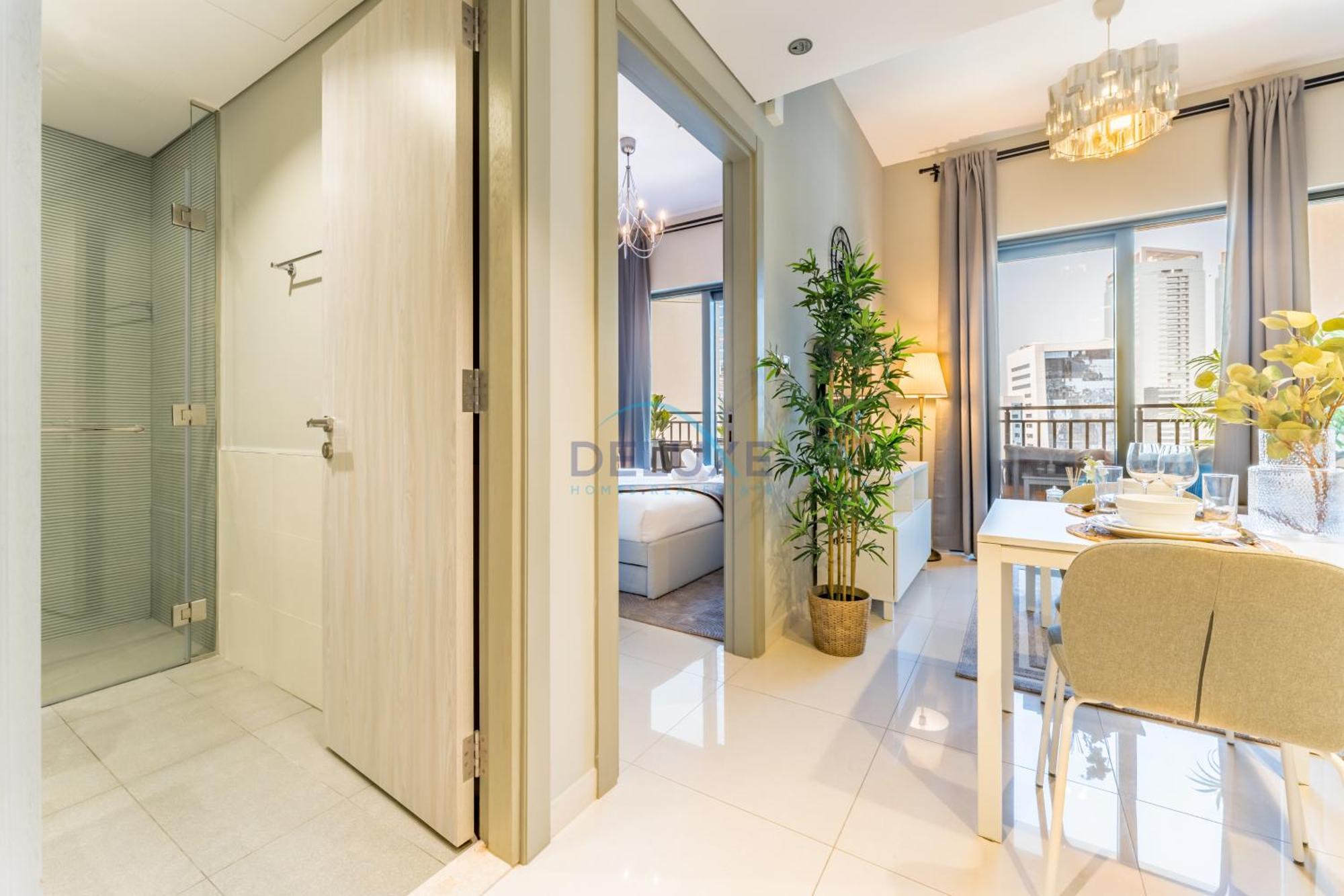 Views 1br With Balcony Near Water Canal, Zada Tower, Business Bay By Deluxe Homes Dubai