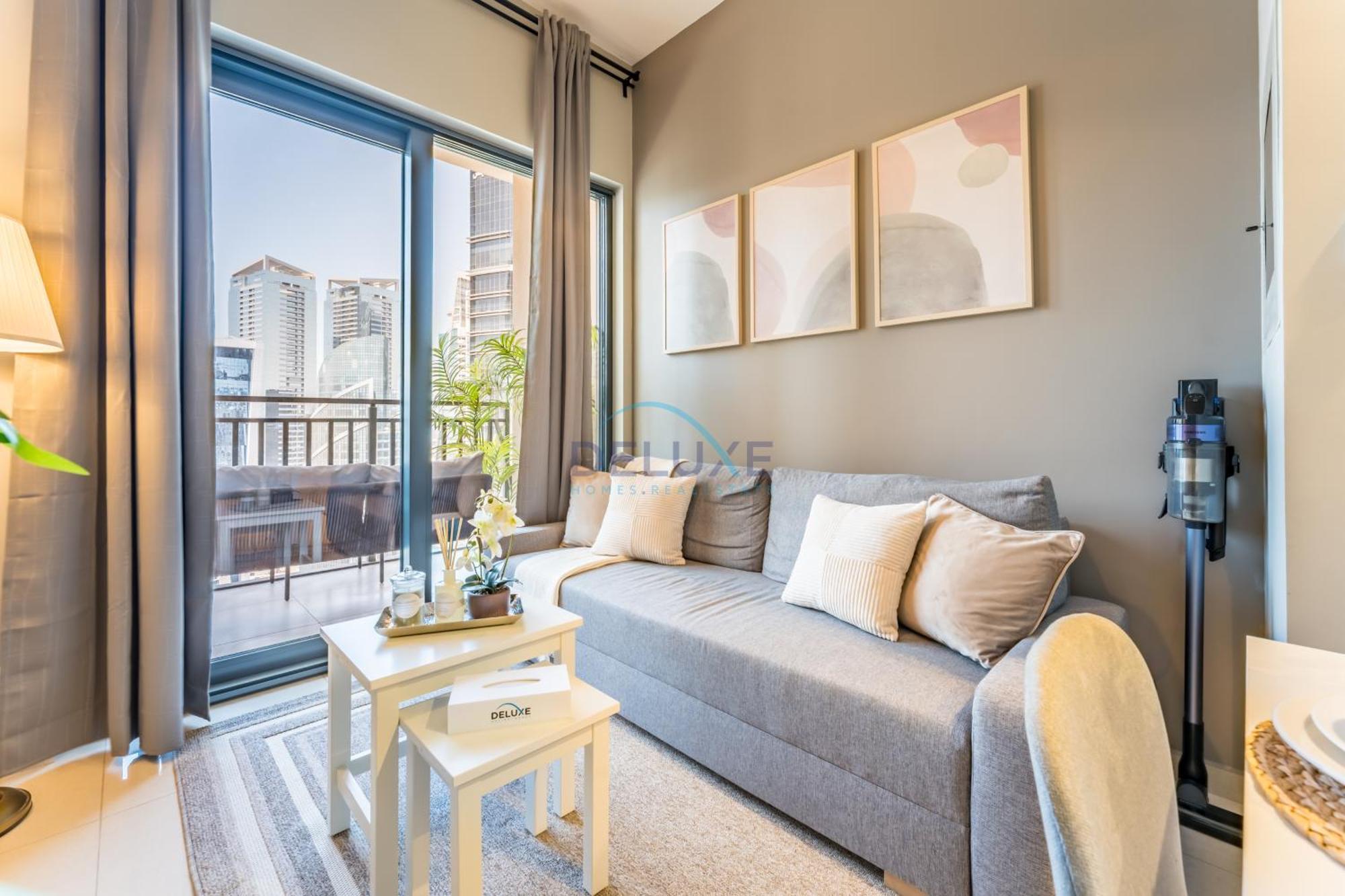 Views 1br With Balcony Near Water Canal, Zada Tower, Business Bay By Deluxe Homes Apartment